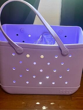 Bag Lavender Tote — Lightweight Perforated Beach & Market Bag